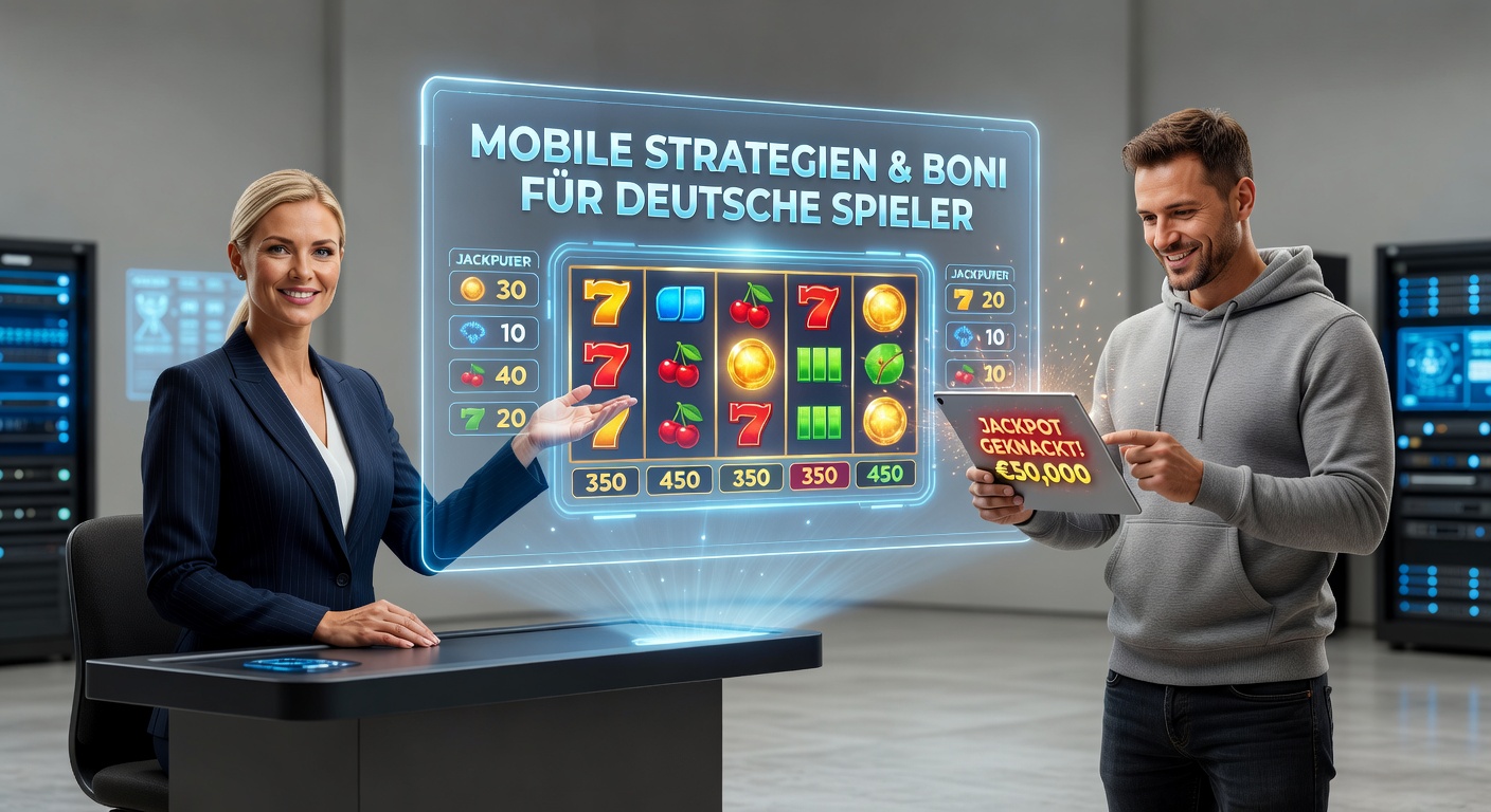 Ein dynamisches mobiles Interface, das Live Dealer mit progressiven Slot-Jackpots kombiniert, speziell für deutsche Nutzer optimiert